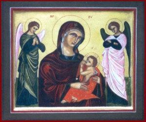 The Virgin with Child and two Angels