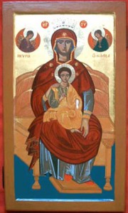 The Mother of God enthroned